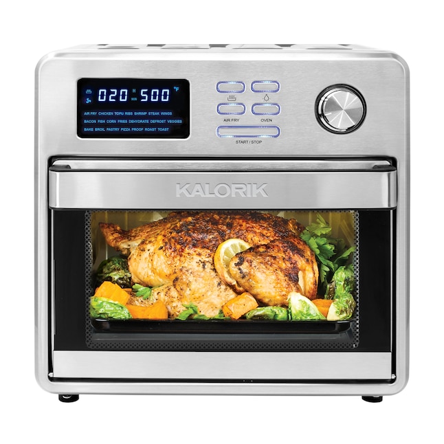 Kalorik Maxx 6-Slice Stainless Steel Toaster Oven with Rotisserie (1600-Watt)