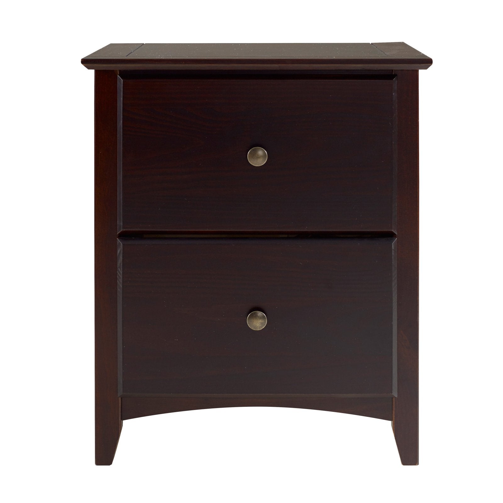 Camaflexi Shaker Style 2 Drawer Night Stand - Multiple Finishes