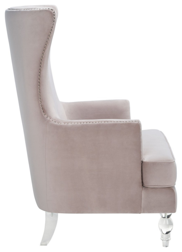 Safavieh Couture Geode Modern Wingback Chair   Eclectic   Armchairs And Accent Chairs   by Safavieh  Houzz