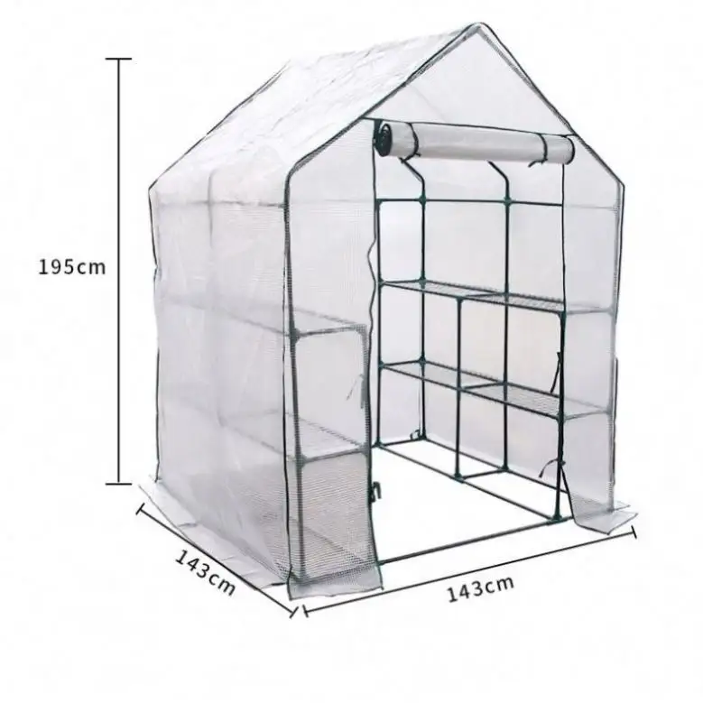 Greenhouses Outdoor Mini Polycarbonate Bed Stand Cast Iron Cover Beds Lin Hai Manufacturing  Small Top Garden Greenhouse