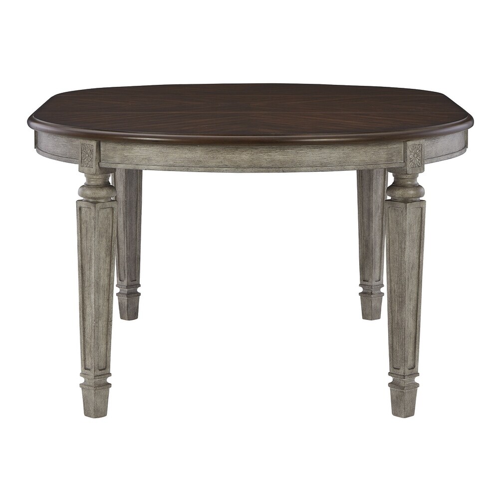 Ashley Furniture Lodenbay Two tone Oval Dining Room Extension Table   49\