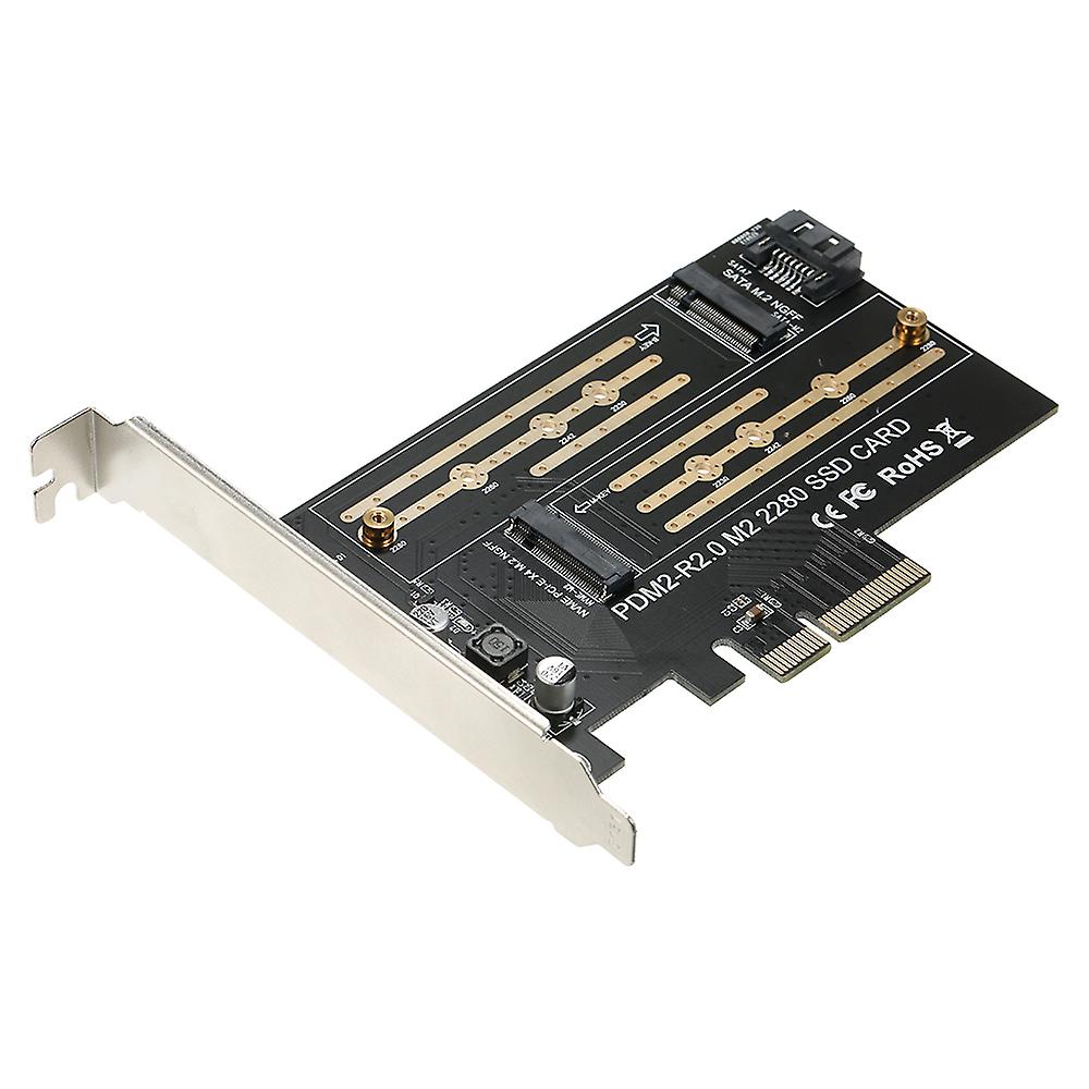 1 Adapter Card 1 Sata Cable 1 Baffle 1 Bag Of Screws 1 Screwdriver 2 Heat Dissipation Silicone Black