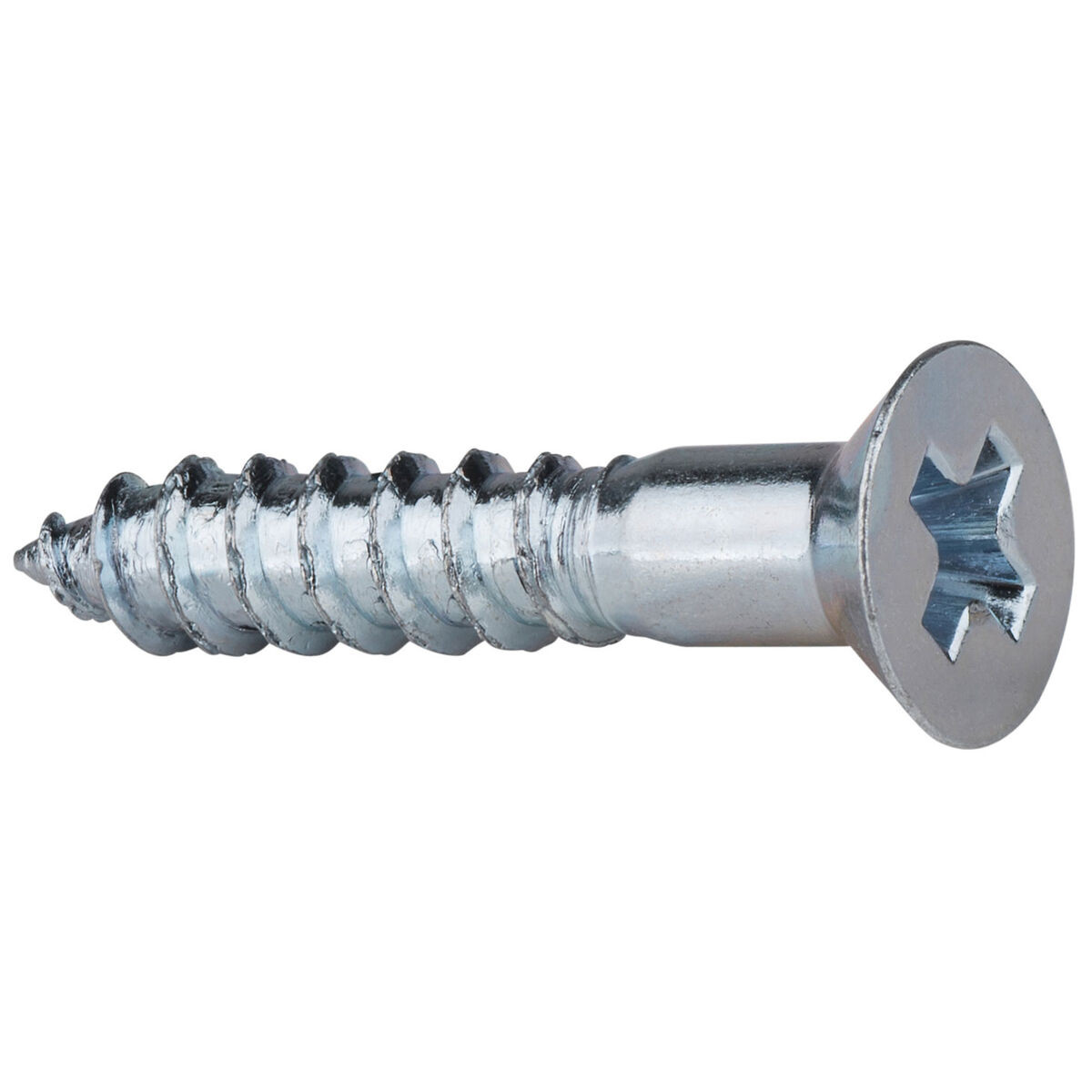 #4 x 5/8Flat Head Wood Screw Zinc and#8211; 100 Pcs.