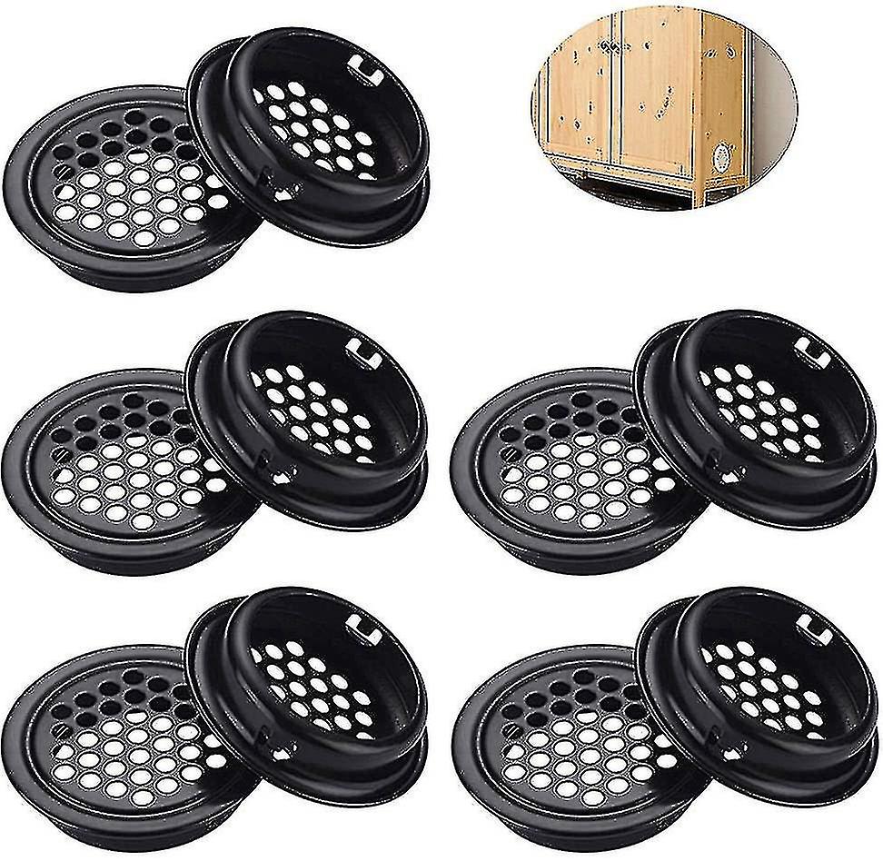 10 Pieces Round Stainless Steel Ventilation Grille Stainless Steel