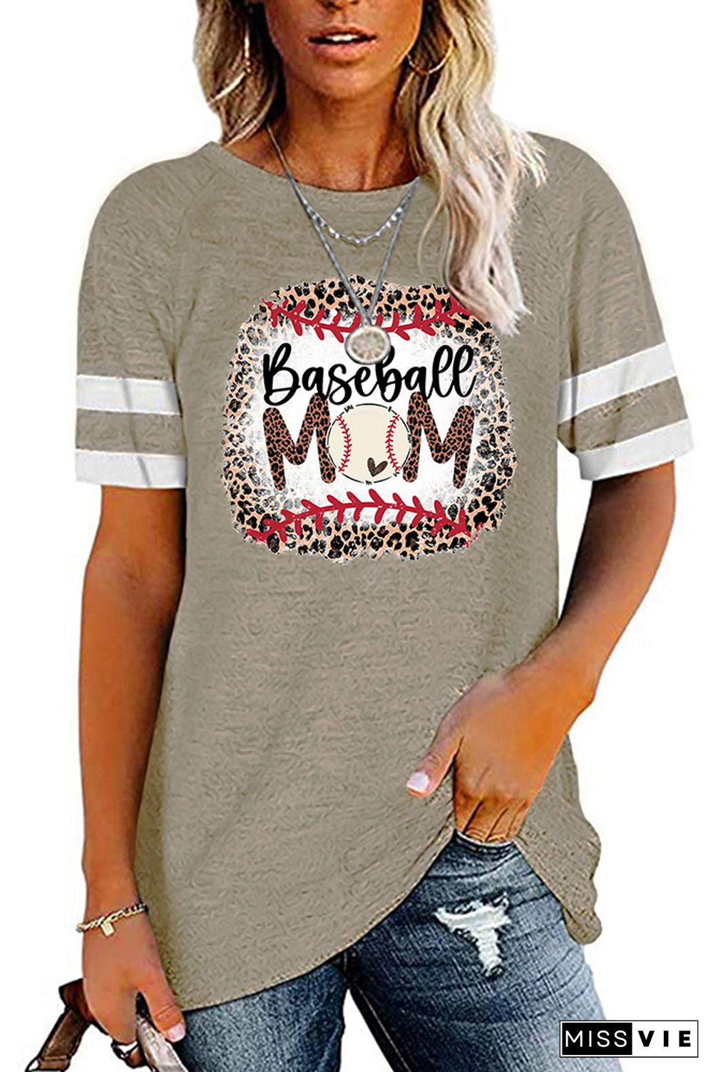 Baseball Mom Graphic Tees for Women Wholesale