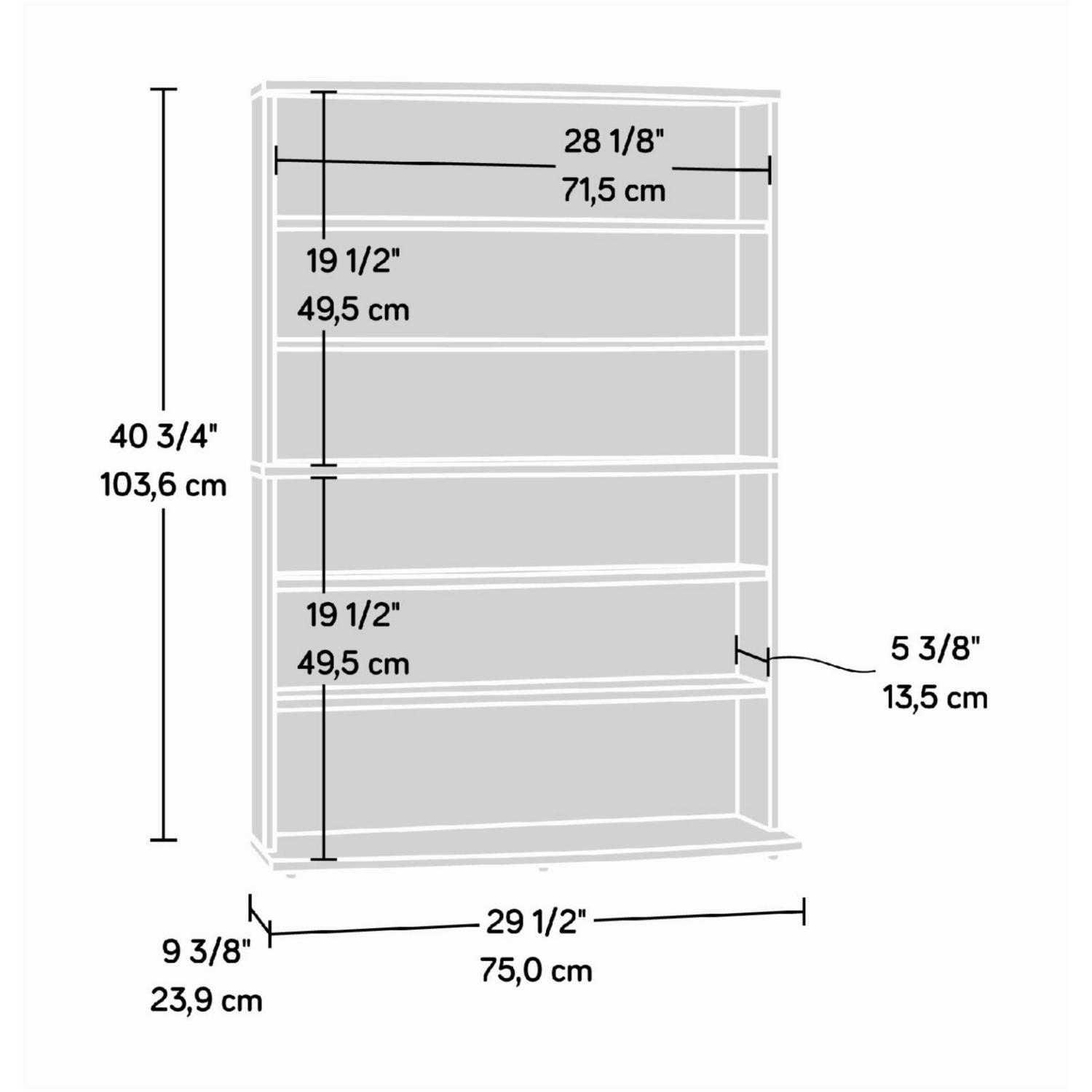 Sauder Beginnings Multimedia Storage Tower 8211 Cinnamon Cherry 8211 295 in  Crowdfused