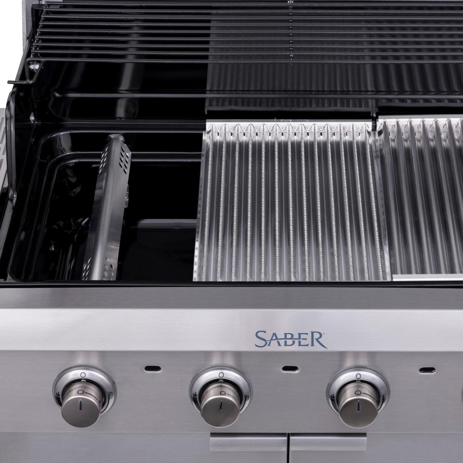 Saber Select 4-Burner 30-Inch Infrared Propane Gas Grill With Side Burner