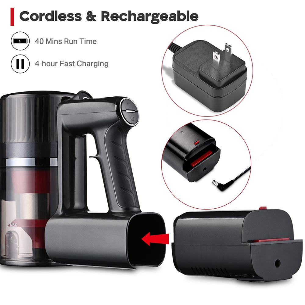 Yescom 4in1 Cordless Vacuum Cleaner for Pet Car Carpet