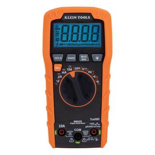 Klein Tools 600-Volt Digital Multi-Meter TRMS Auto-Ranging Temp MM420