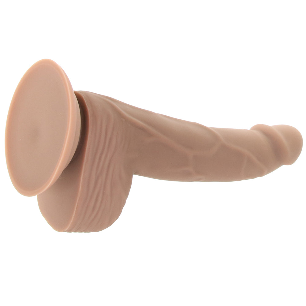 Silicone Studs 6 Inch Dildo in Brown