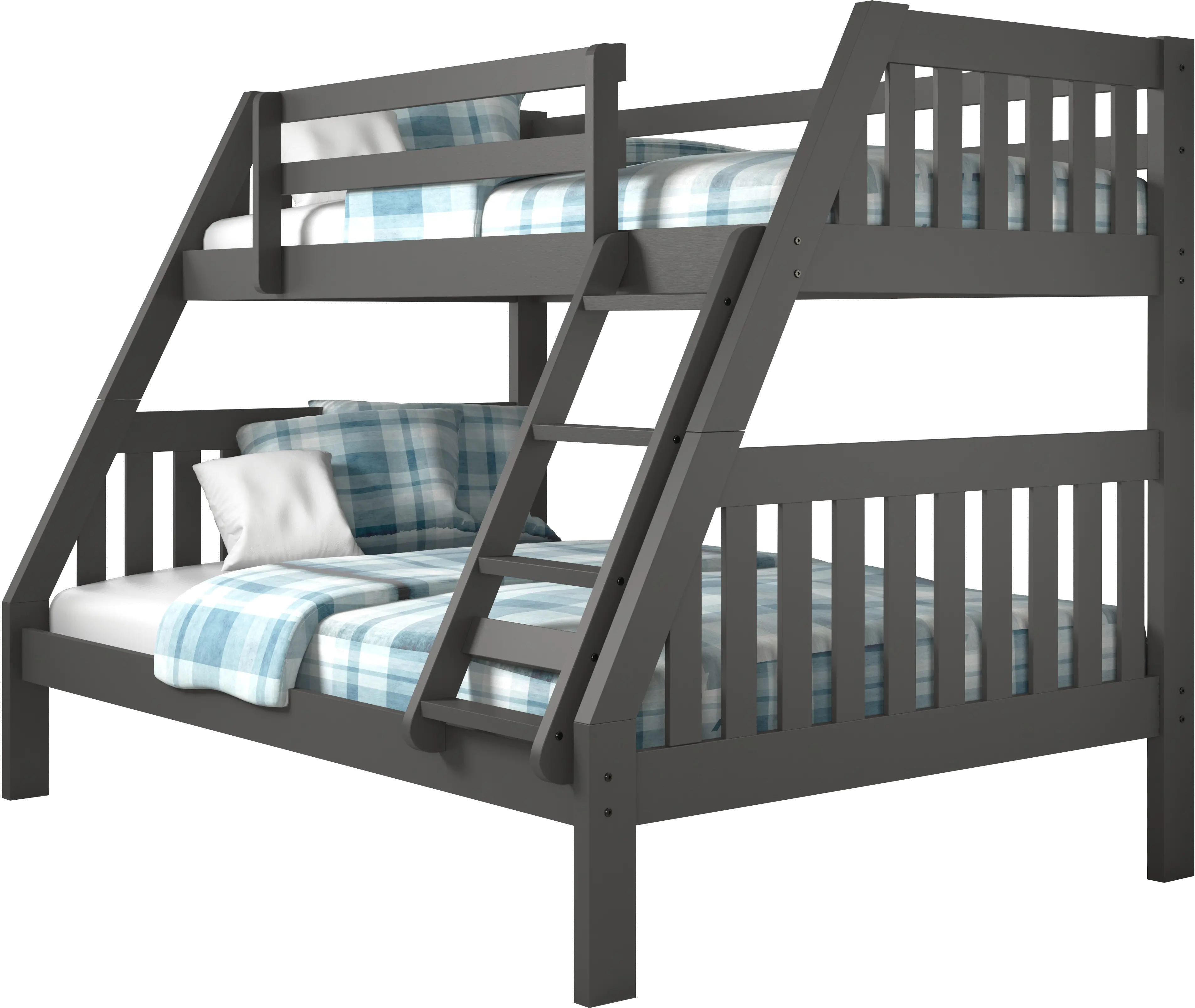 Mission Gray Twin over Full Bunk Bed