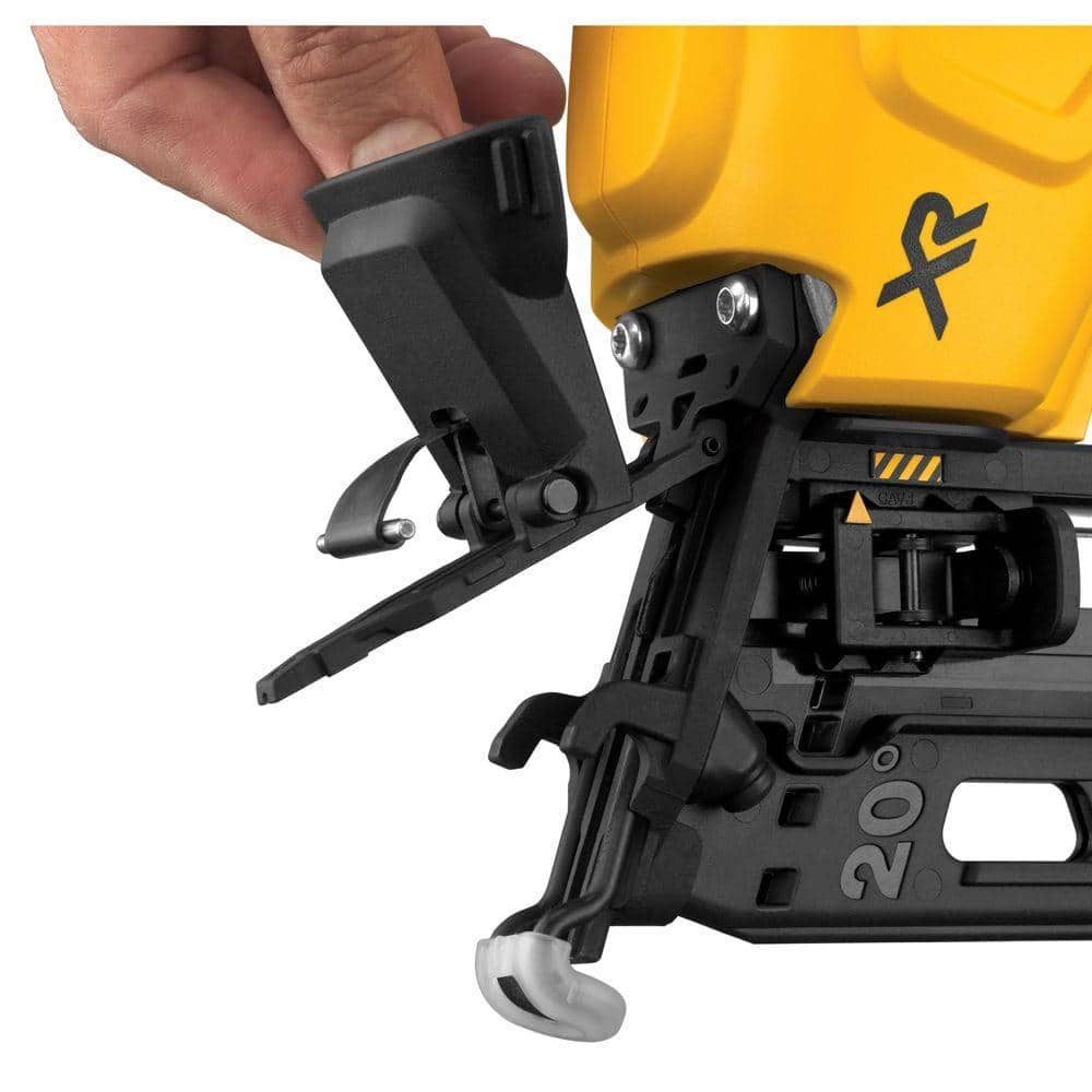 DEWALT 20V MAX XR 16-Gauge Cordless Angled Finish Nailer Kit DCN660D1