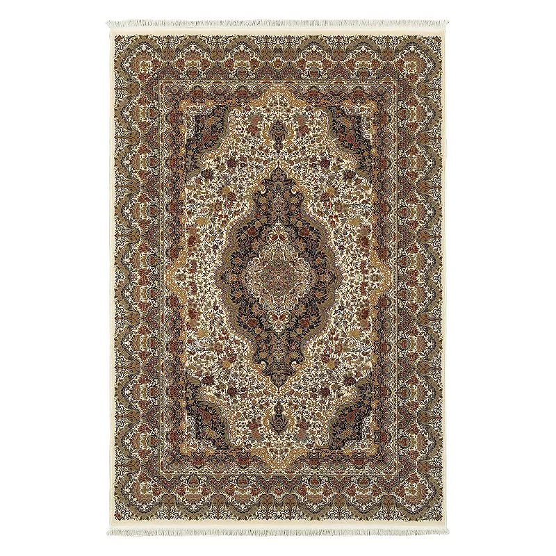 StyleHaven Mackenzie Sophistique Framed Floral Rug