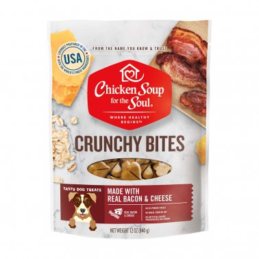 Chicken Soup For The Soul Crunchy Bites Bacon and Cheese Dog Treats