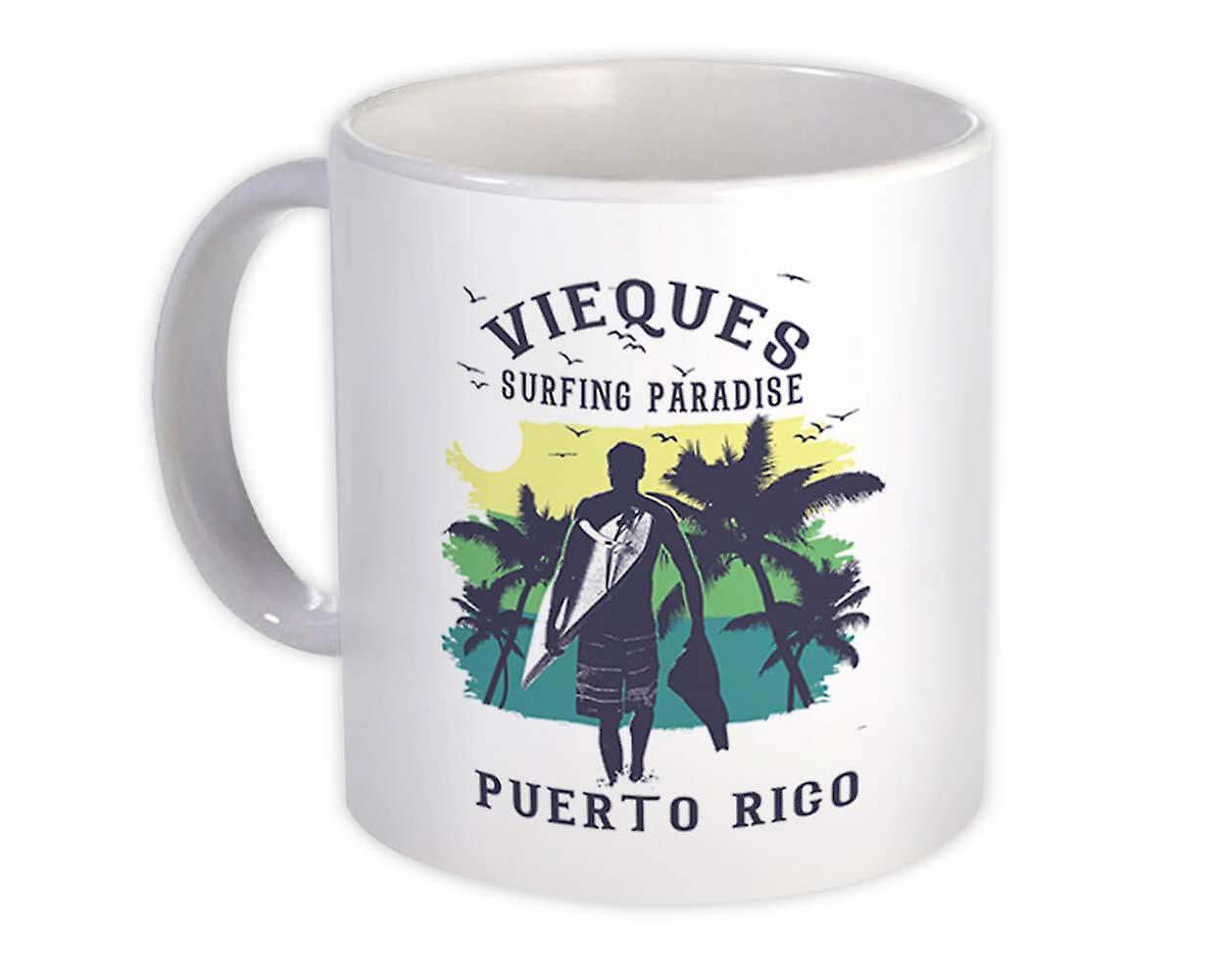 Gift Mug: Vieques Puerto Rico Surfing