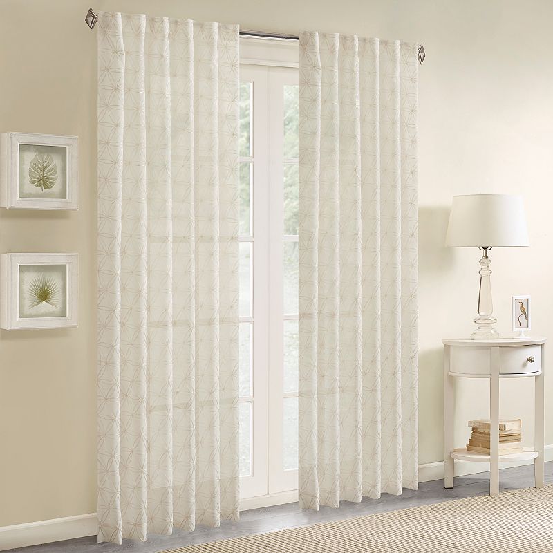 Madison Park 1-Panel Kida Sheer Window Curtain