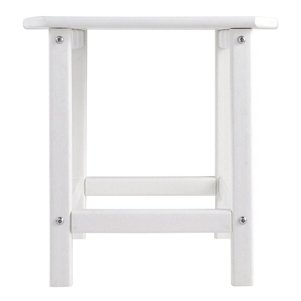 Signature Design by Ashley Sundown Treasure Outdoor Poly All Weather Rectangular End Table