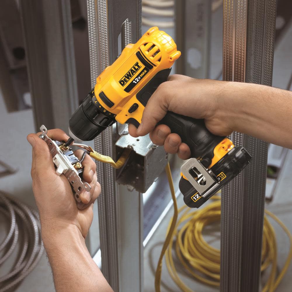 DEWALT 12V MAX 3/8 in. Drill Driver Kit DCD710S2 from DEWALT