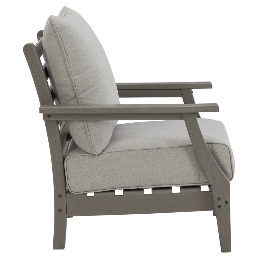 Poly Grey Outdoor Club Chair