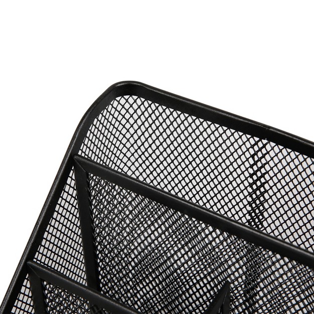 Mesh Medium Desktop Organizer Black