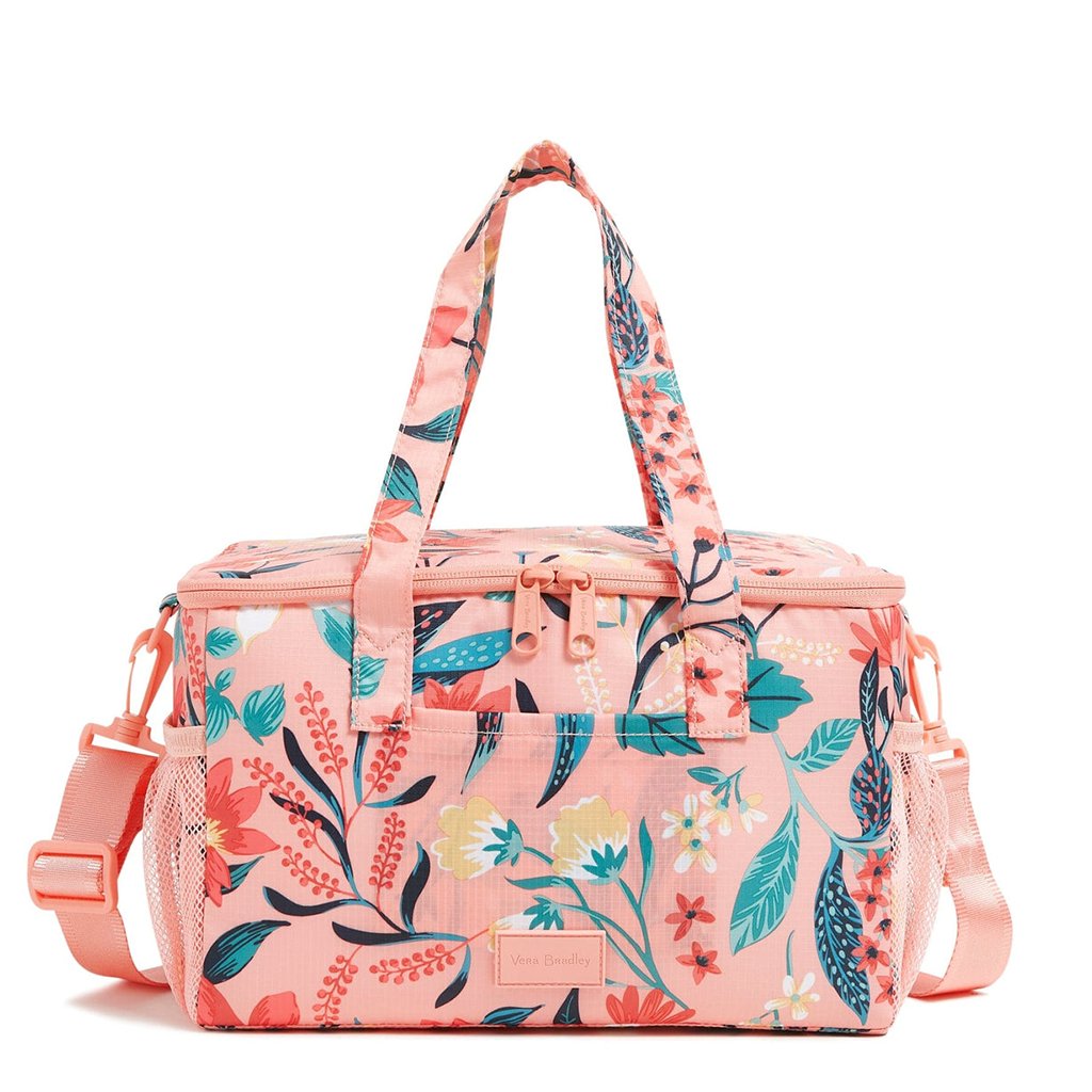 Vera Bradley  Cooler in Paradise Bright Coral