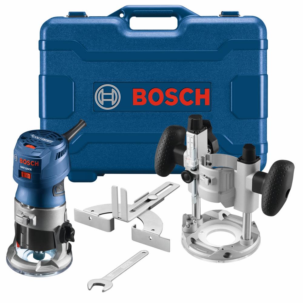 Bosch Colt Palm Router Combination Variable Speed Kit 1.25 HP Max Factory Reconditioned ;