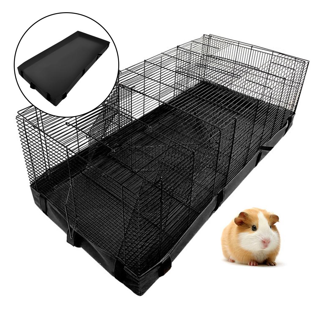 Guinea Cage Bottom Cover for Squirrel Rabbits Dwarf Bunnies Black