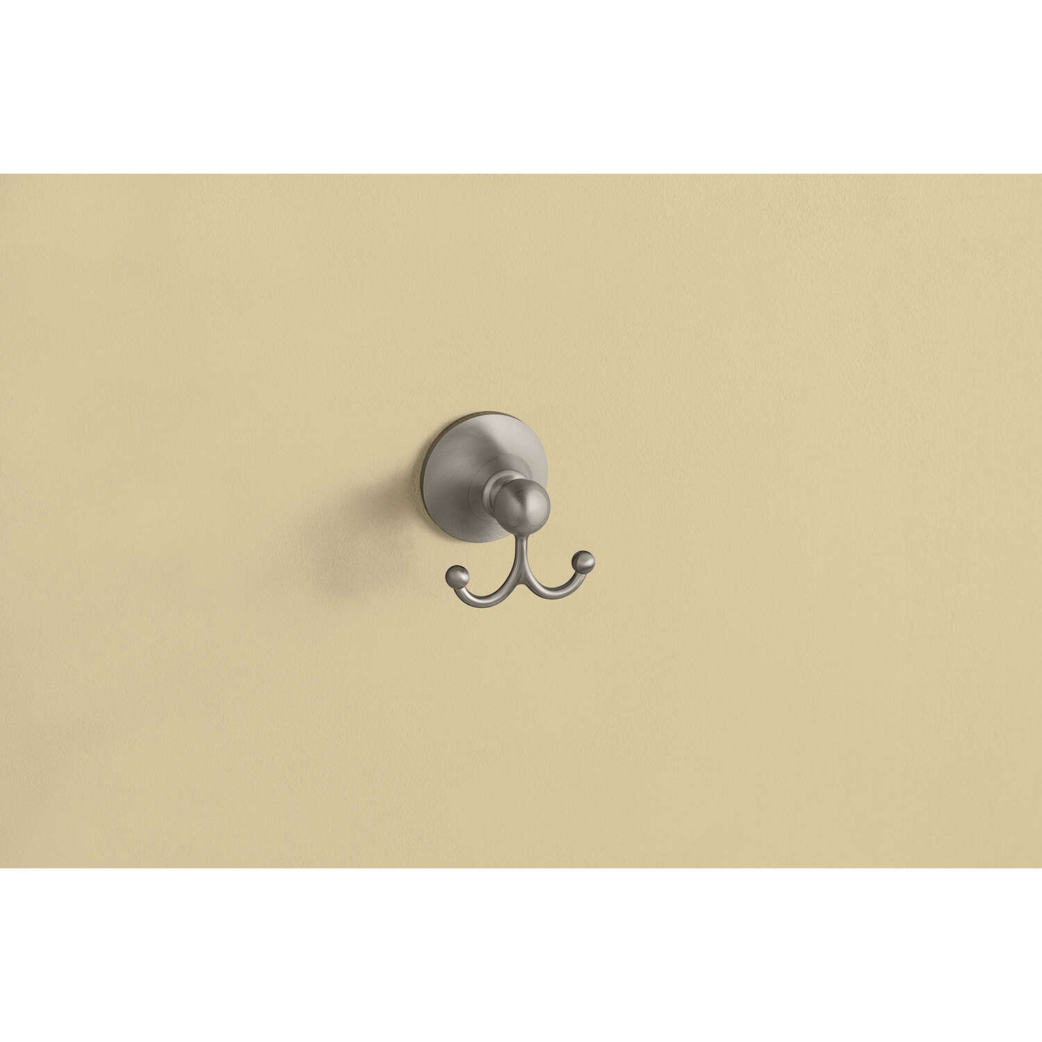 Moen Wembley 2.83 in. H X 2.64 in. W X 2.24 in. L Brushed Nickel Robe Hook