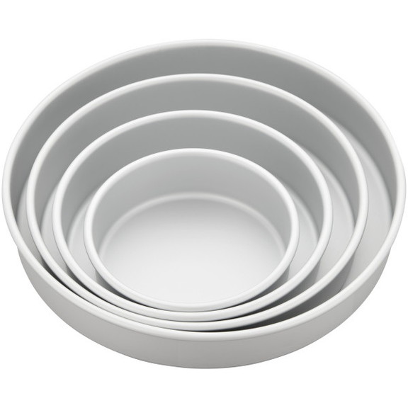 Wilton 2105 2101 Round Cake Pans  4 Piece Set for ...