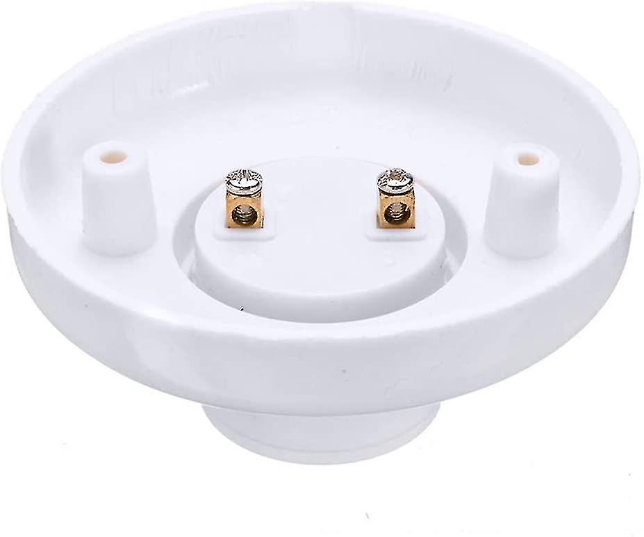 E27 Lamp Holder Plastic Screw Socket Wall Mounted Led Bulb Base Converter Adapter Holders For E27 Bulb Round Plastic Screw Socket For Light Bulb Socke