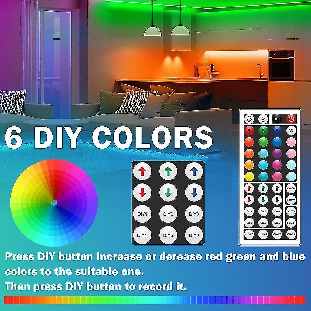 Led Lights 20m Led Strips For Room And Tv Control 44 Key