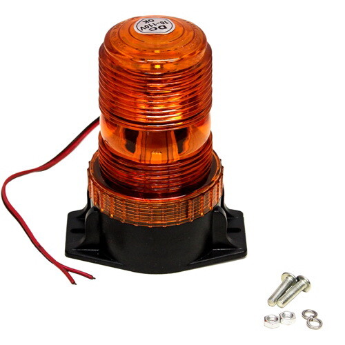 K M 2810 KM LED Amber Warning Beacon Light with Fi...