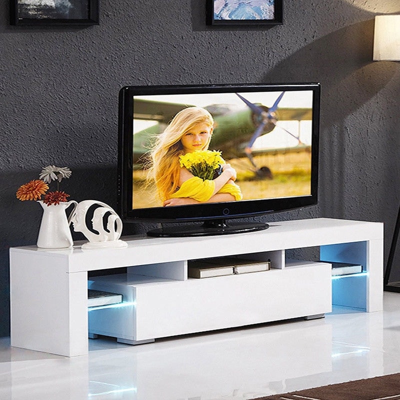 Elegant Household Decoration LED TV Cabinet with Single Drawer