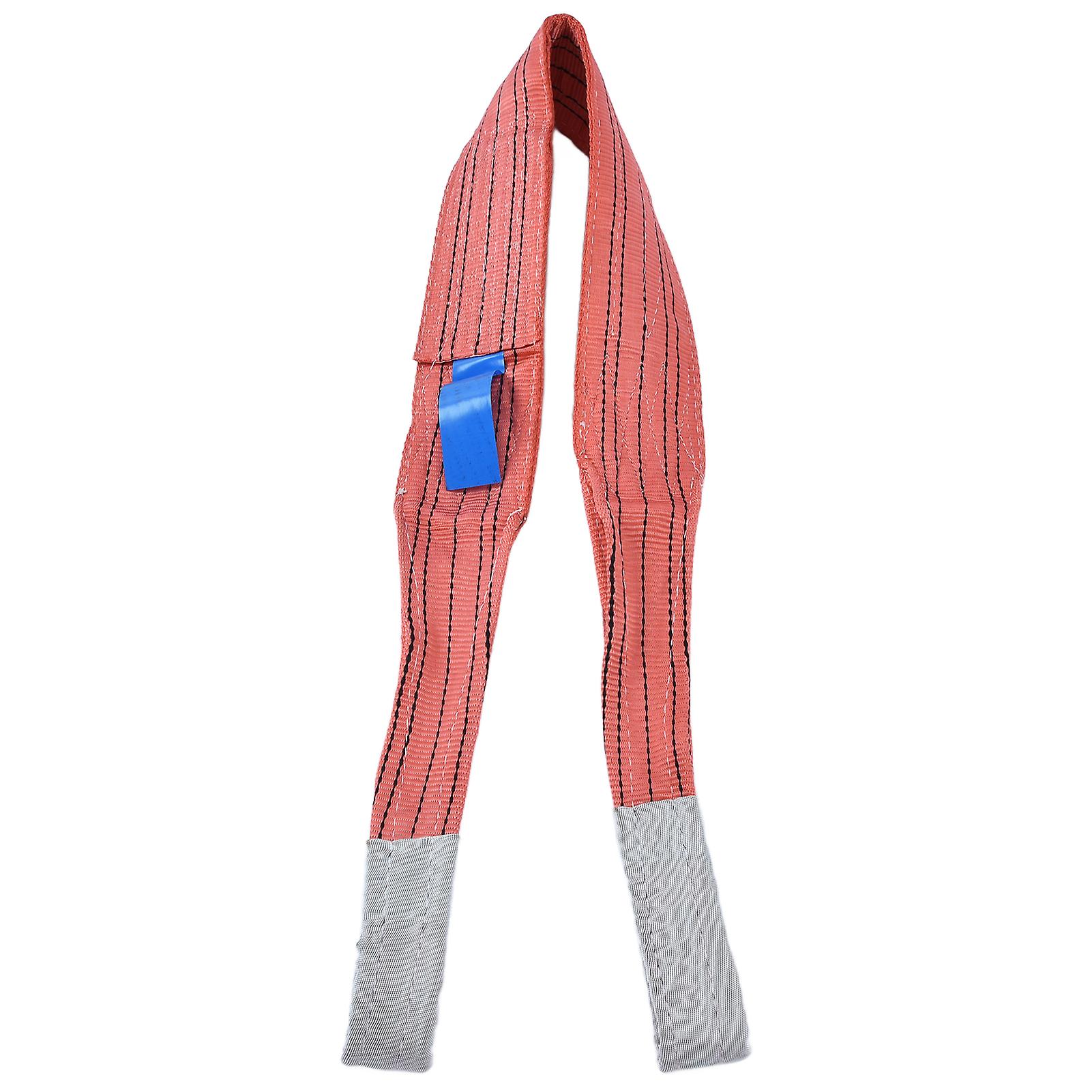 5t Flat Lifting Sling High Strength Widen Pes Webbing Straps Crane Rigging Accessories2 Meters