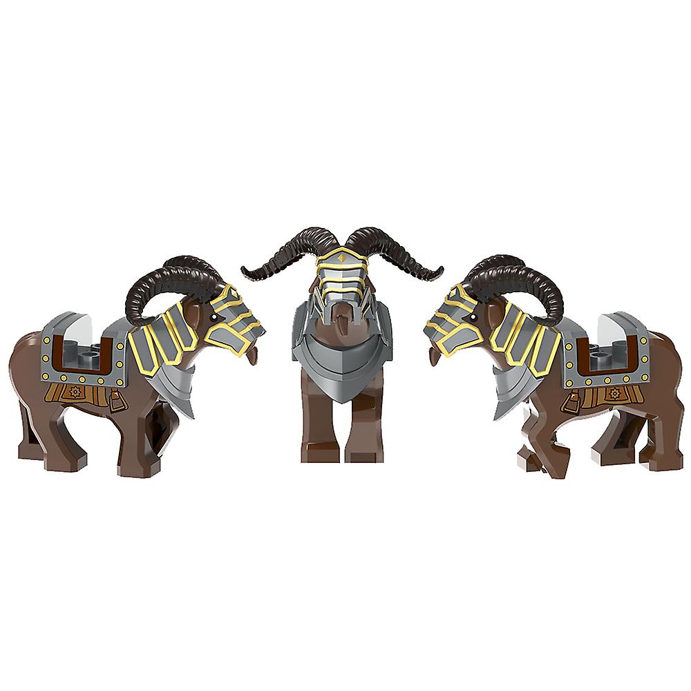 Medieval Characters Ancient Roman Minifigures Knights Soldiers Action Figures Elf Goats and Wild Boars Building Blocks Toy Kids Gifts