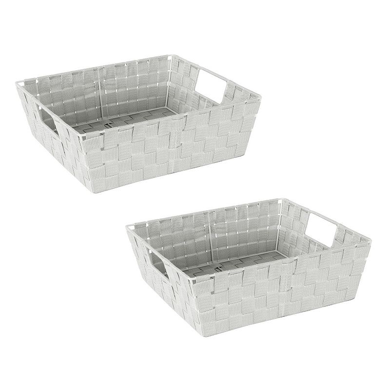 Simplify 2-Pack Storage Shelf Tote