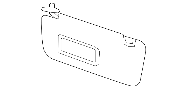 Genuine OE Subaru Sun-Visor - 92011SC033LO