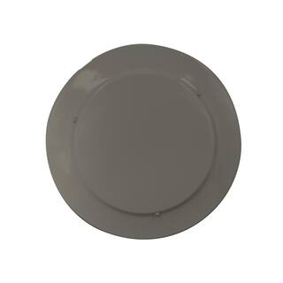 Active Ventilation 8 in. D Aluminum Vent Pipe Cap in Weatherwood VPC-8-WD