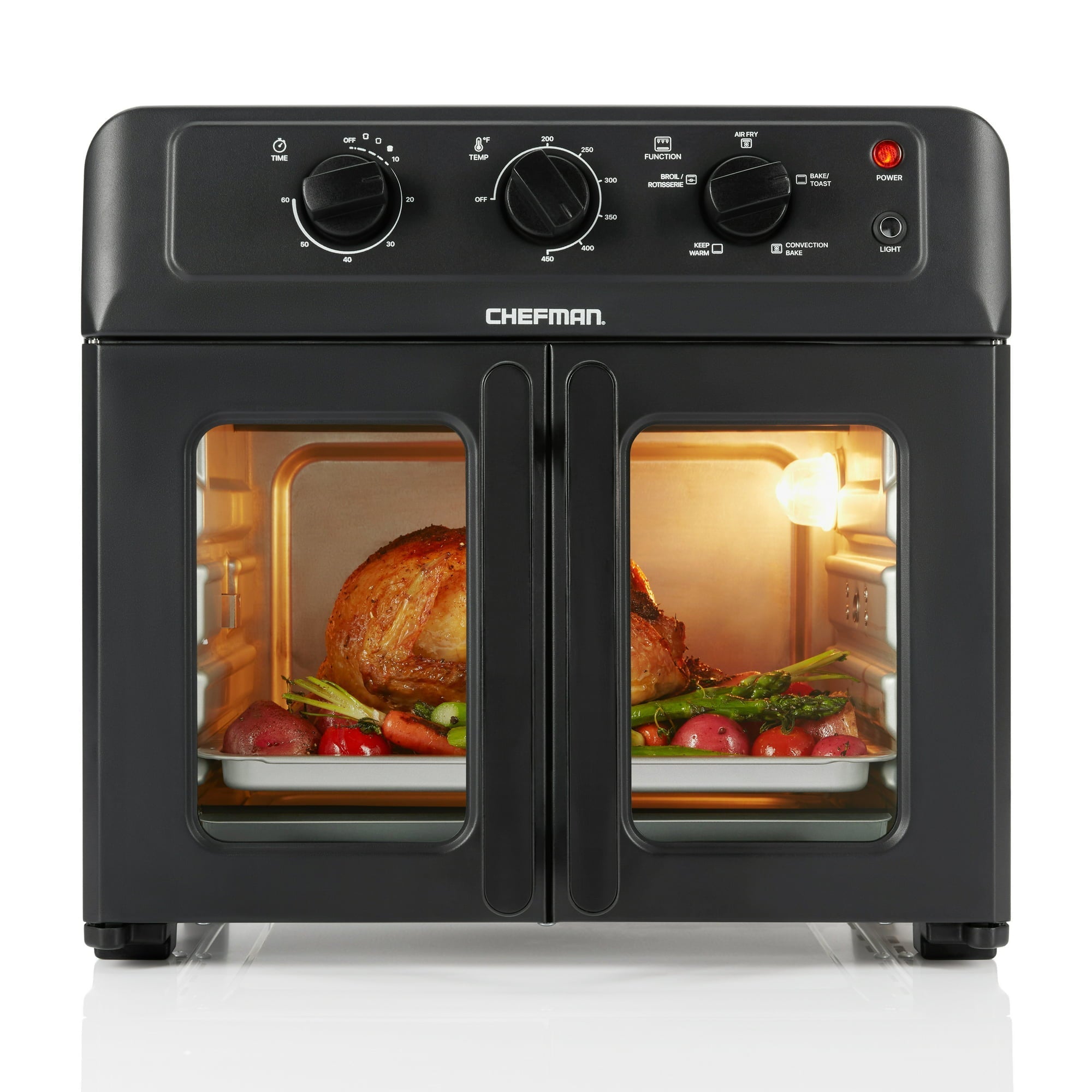 Chefman French Door Air Fryer + Oven, 26 Quart