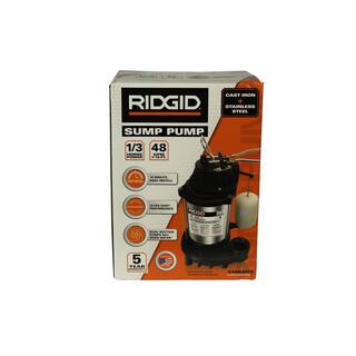 RIDGID 13 HP Stainless Steel Dual Suction Sump Pump 330RSDS