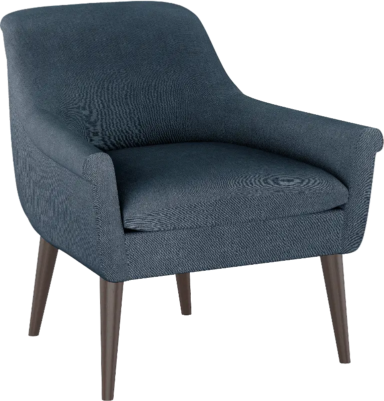 Charlotte Navy Blue Accent Chair - Skyline Furniture