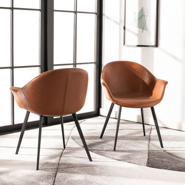 SAFAVIEH Dublin Mid-Century Modern Tub Accent Chair (Set of 2) - 26