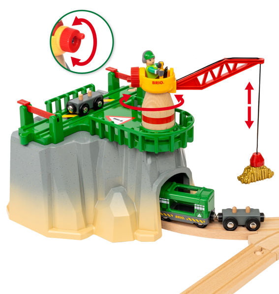 BRIO Cargo Mountain Set