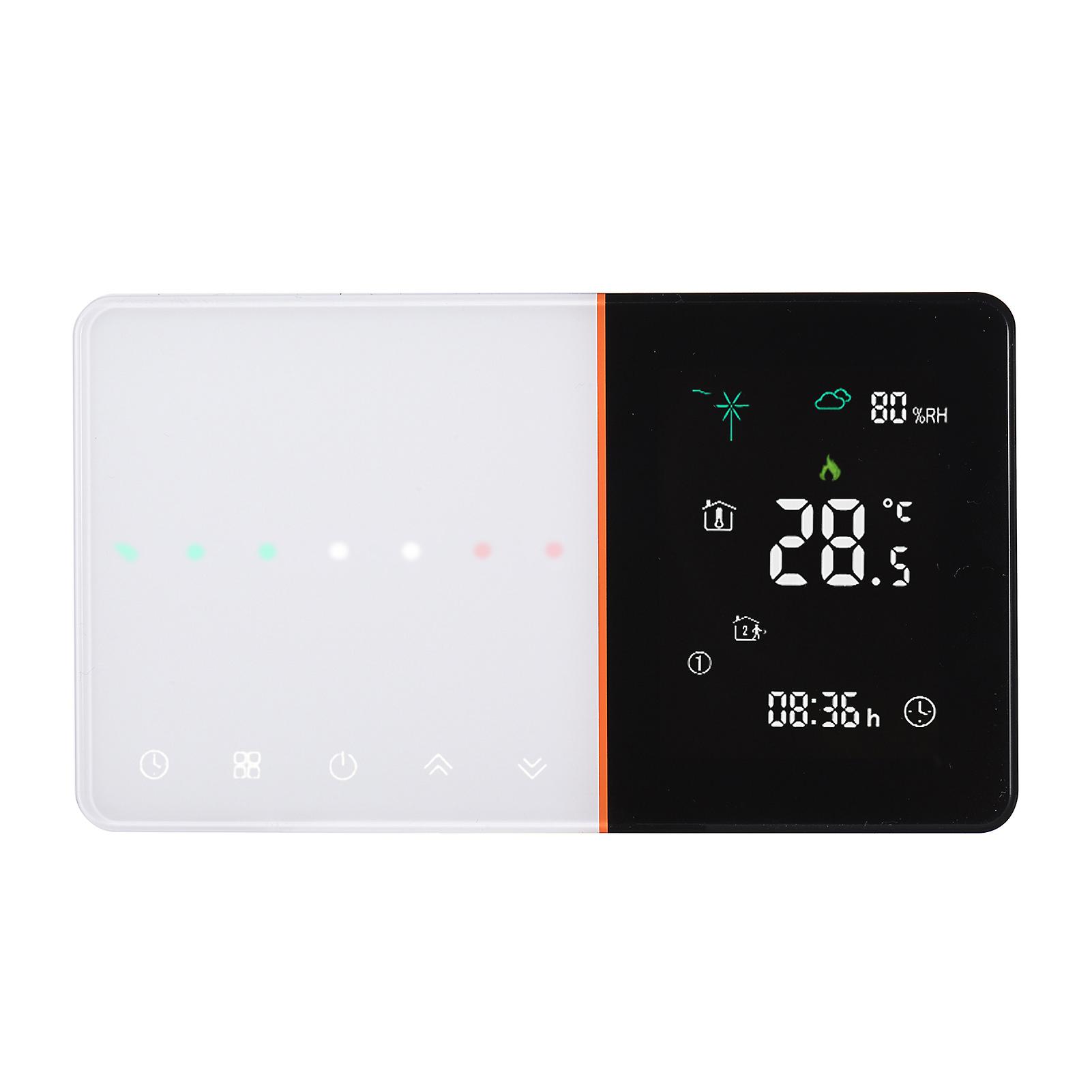 Wi-fi 95-240v Wi-fi Smart Thermostat Programmable Thermostat 5+1+1 Six Periods Voice App Control Backlight Lcd Electric Heating Temperature Controller