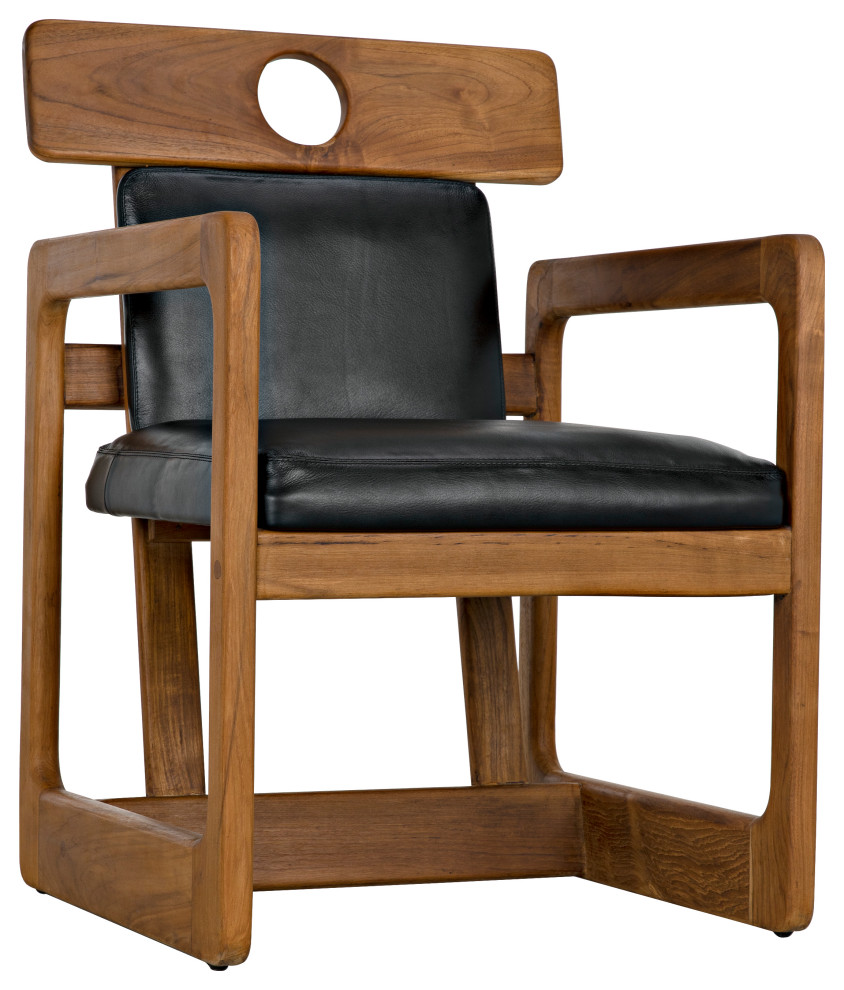 Buraco Arm Chair  Teak   Midcentury   Armchairs And Accent Chairs   by Noir  Houzz