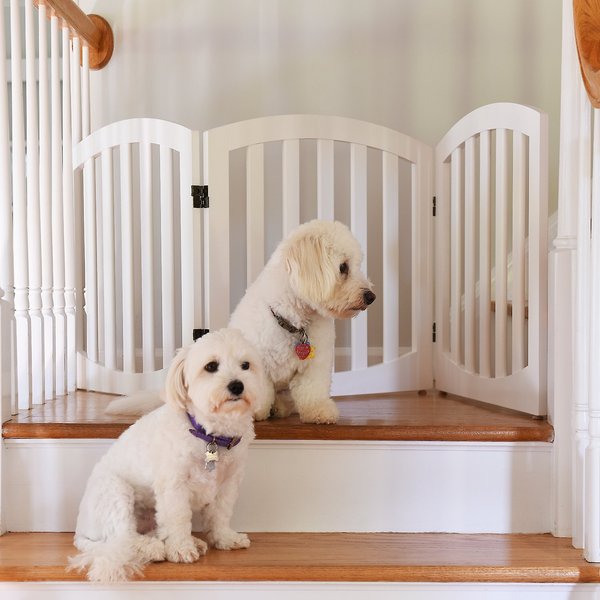 Arf Pets Free-Standing Wood Dog and Cat Gate