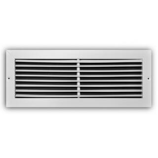 TruAire 18 in. x 8 in. Fixed Bar Return Air Grille White 27018X08