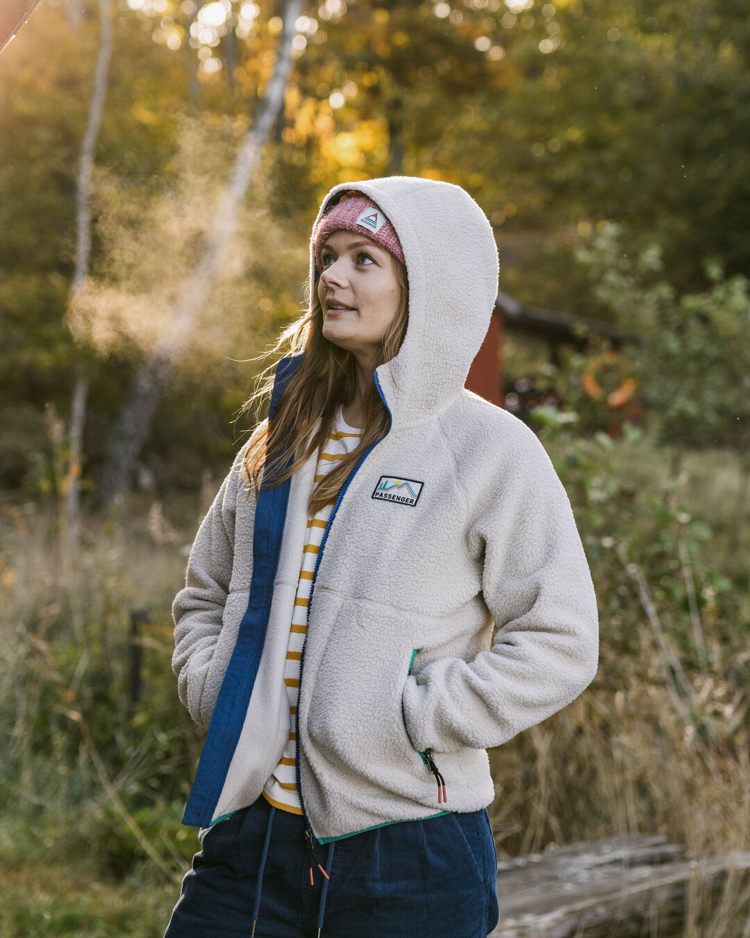 North Coast 2.0 Full Zip Recycled Sherpa Fleece - Oatmeal