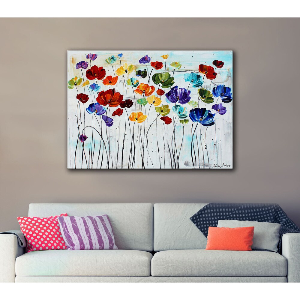 ArtWall Jolina Anthony Lilies Gallery Wrapped Canvas