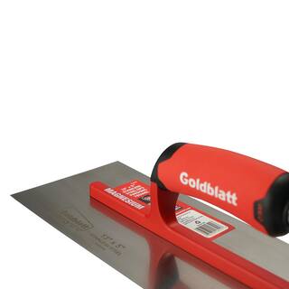 Goldblatt RED SINCE 1885 13 in. x 5 in. Pro EIFS Steel Finishing Trowel G16124